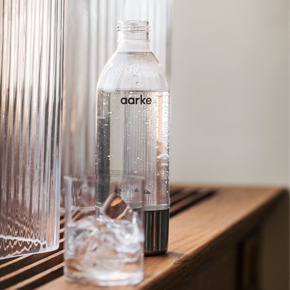 Machine à eau pétillante Aarke Carbonator 3 Argent avec une